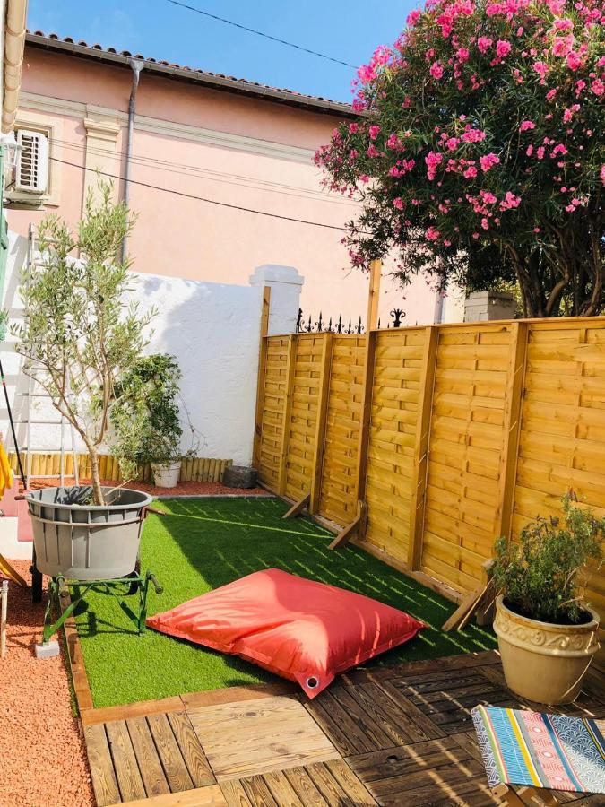 Charmant appartement équipé avec grande terrasse Marseillan  Exterior foto