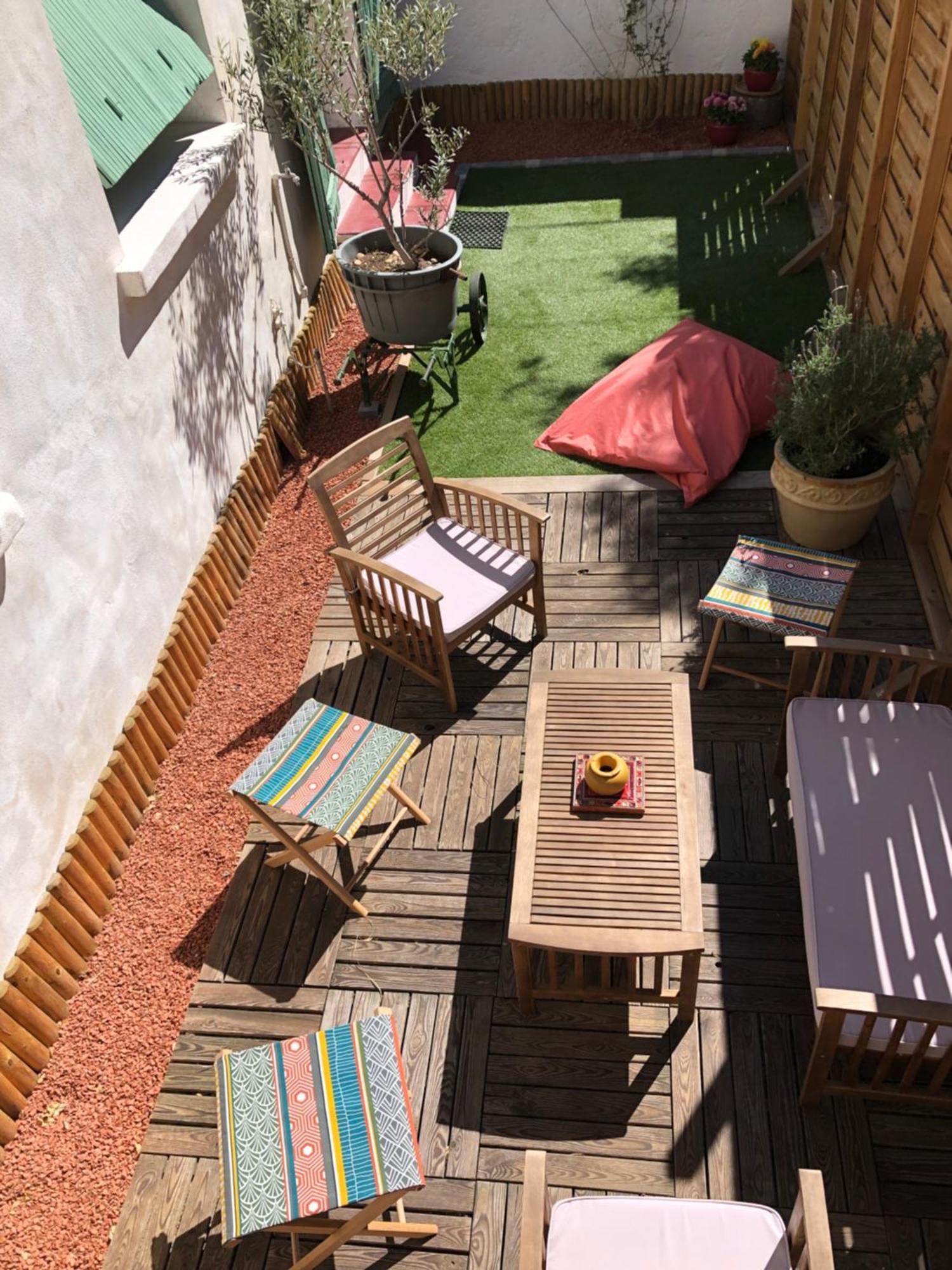 Charmant appartement équipé avec grande terrasse Marseillan  Exterior foto